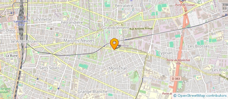 localisation de l'entreprise SCI LOUIS VITTON à LYON