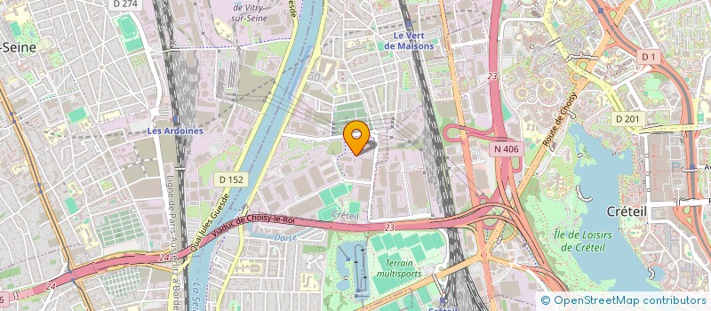 localisation de l'entreprise SCI LOUIS WARNIER à ALFORTVILLE