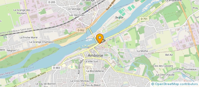 localisation de l'entreprise SCI LOUIS XII  AMBOISE