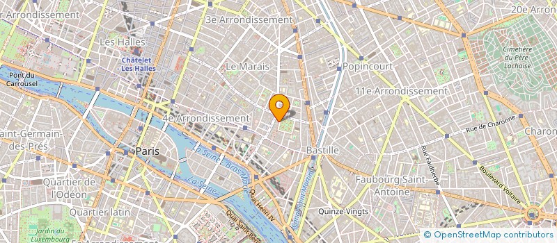 localisation de l'entreprise SCI LOUIS XIII  PARIS