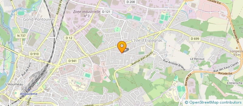 localisation de l'entreprise SCI LOUIS XIII  L'ISLE-D'ESPAGNAC