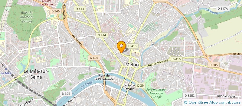 localisation de l'entreprise SCI LOUIS XIV à MELUN