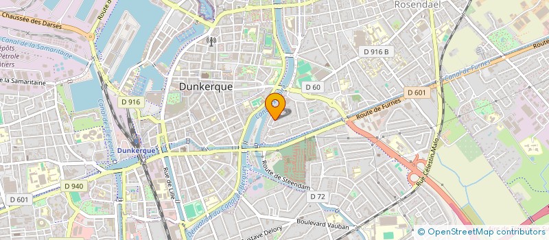 localisation de l'entreprise SCI LOUIS XIV à DUNKERQUE