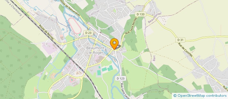 localisation de l'entreprise SCI LOUIS XIV  BEAUMONT-LE-ROGER