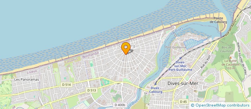 localisation de l'entreprise SCI LOUISA à CABOURG