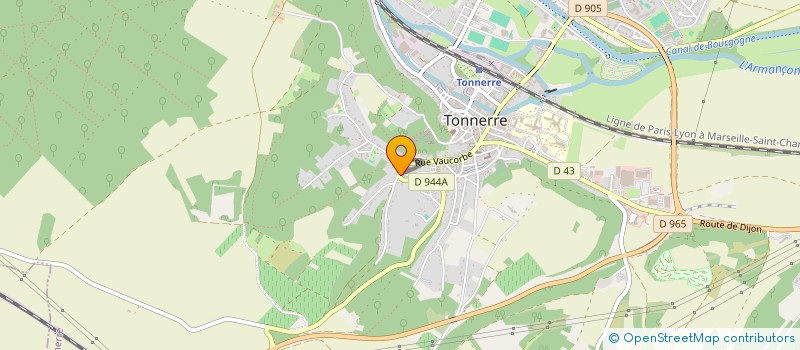 localisation de l'entreprise SCI LOUISA  TONNERRE