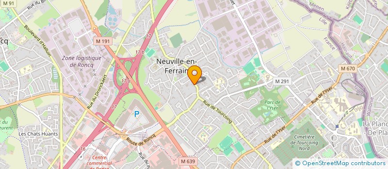 localisation de l'entreprise SCI LOUISADE à NEUVILLE-EN-FERRAIN