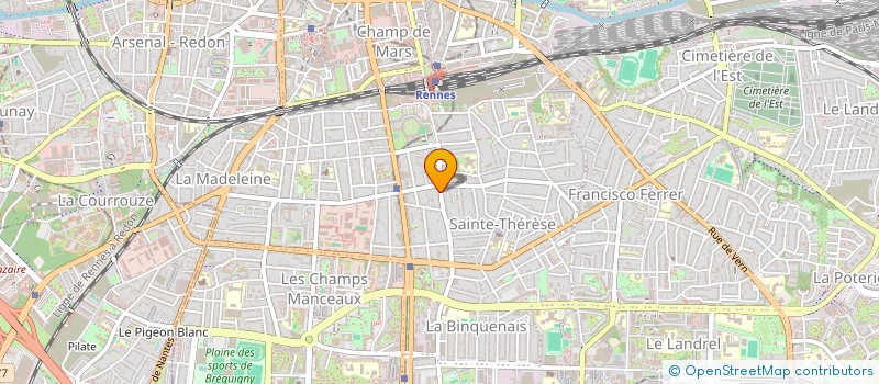 localisation de l'entreprise SCI LOUISANNA  RENNES