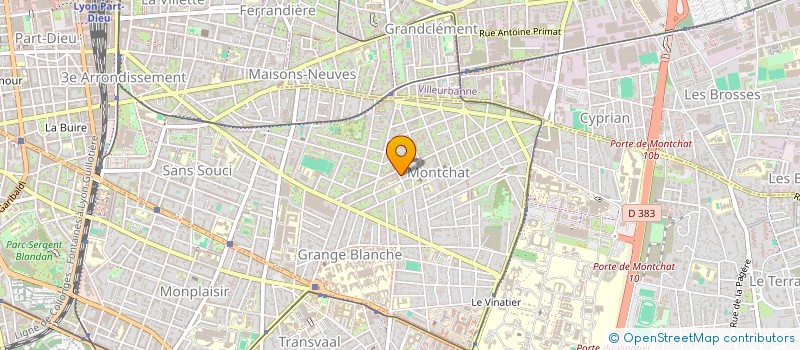 localisation de l'entreprise SCI LOUISE 2001  LYON