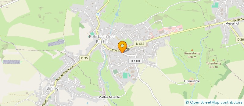 localisation de l'entreprise SCI LOUISE  ROHRBACH-LES-BITCHE