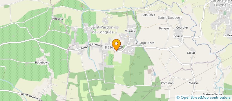 localisation de l'entreprise SCI LOUISE  SAINT-PARDON-DE-CONQUES