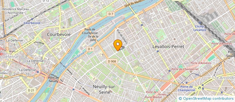 localisation de l'entreprise SCI LOUISE à NEUILLY-SUR-SEINE