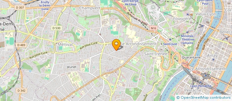 localisation de l'entreprise SCI LOUISE  LYON