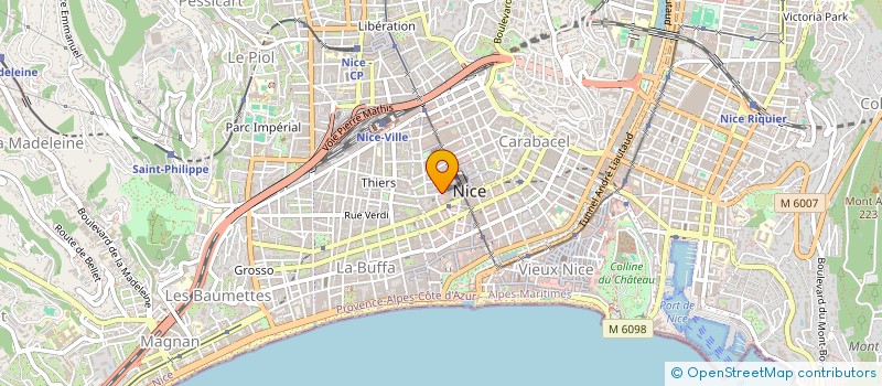 localisation de l'entreprise SCI LOUISE à NICE