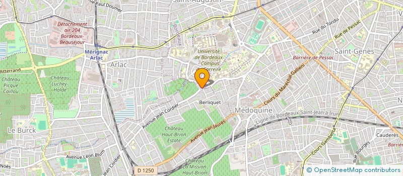 localisation de l'entreprise SCI LOUISE ALBERTINE  BORDEAUX