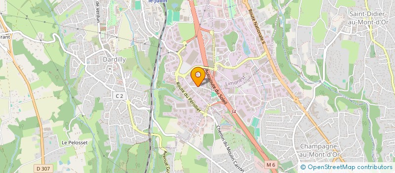 localisation de l'entreprise SCI LOUISE CORP  DARDILLY