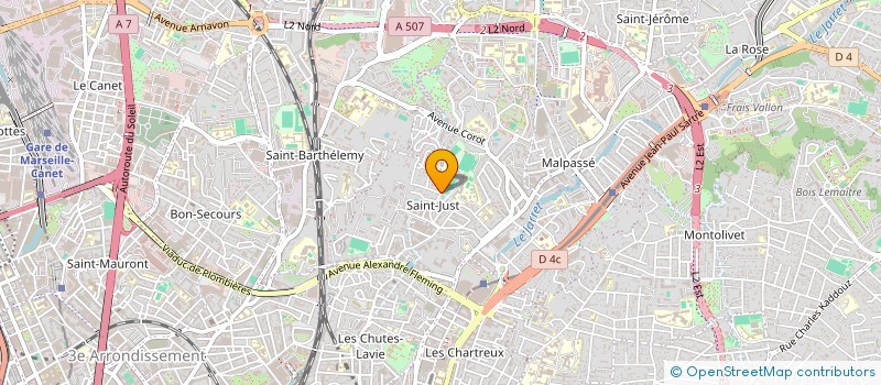 localisation de l'entreprise SCI LOUISE-ESTHER à MARSEILLE