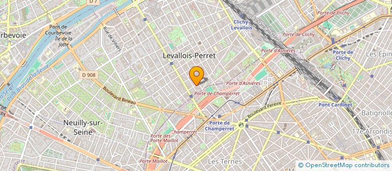 localisation de l'entreprise SCI LOUISE MICHEL à LEVALLOIS-PERRET