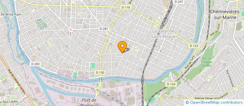 localisation de l'entreprise SCI LOUISE MICHEL à SAINT-MAUR-DES-FOSSES