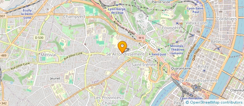 localisation de l'entreprise SCI LOUISE THERESE  LYON