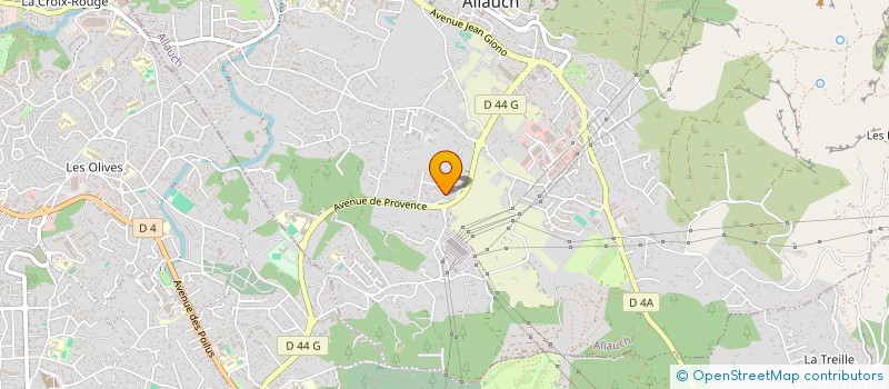 localisation de l'entreprise SCI LOUISELIANE  ALLAUCH