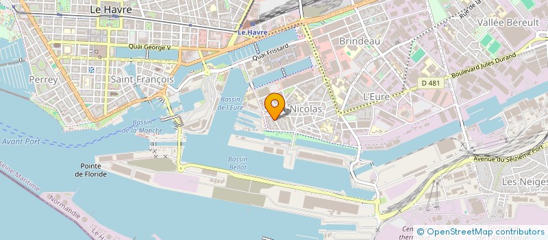 localisation de l'entreprise SCI LOUISET à LE HAVRE