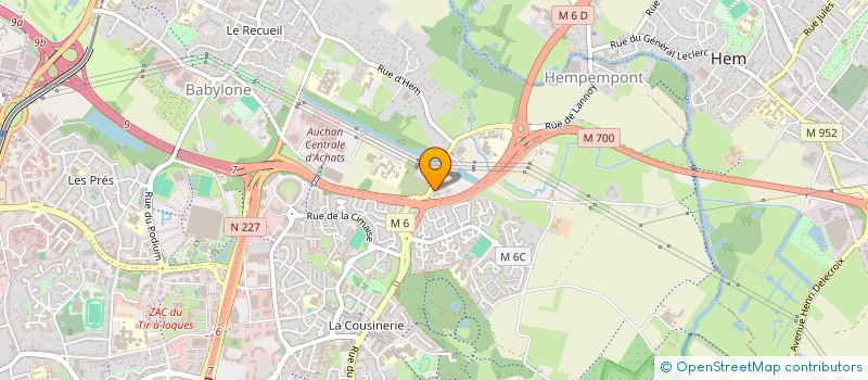 localisation de l'entreprise SCI LOUISGREGINVEST à VILLENEUVE-D'ASCQ