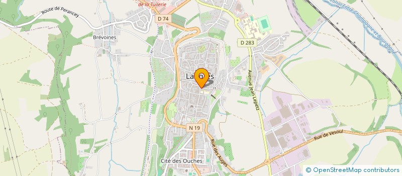 localisation de l'entreprise SCI LOUISI IMMO à LANGRES