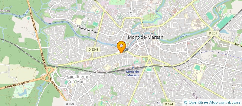 localisation de l'entreprise SCI LOUISIANE à MONT-DE-MARSAN