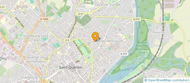 localisation de l'entreprise SCI LOUISIANE à SAINT-QUENTIN