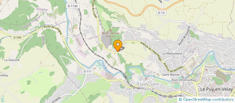 localisation de l'entreprise SCI LOUISIANE  ESPALY-SAINT-MARCEL