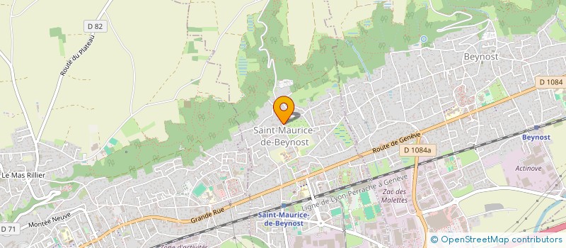 localisation de l'entreprise SCI LOUISIMMO  SAINT-MAURICE-DE-BEYNOST