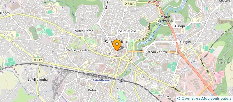 localisation de l'entreprise SCI LOUISTOL à SAINT-BRIEUC