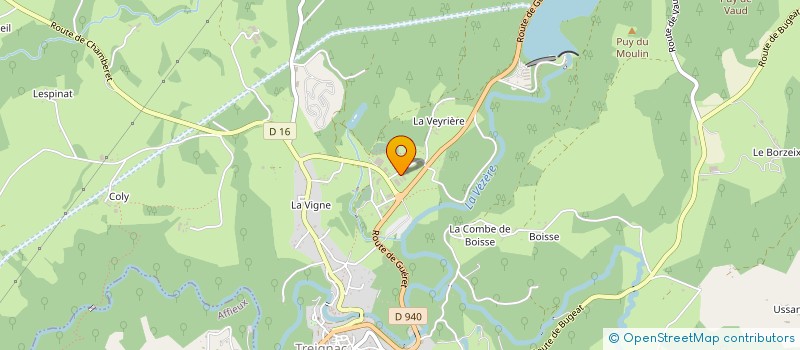 localisation de l'entreprise SCI LOUIVONNE  TREIGNAC