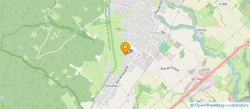 localisation de l'entreprise SCI LOUJAZO  THOIRY
