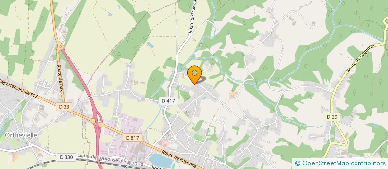 localisation de l'entreprise SCI LOUJENAUR  PEYREHORADE