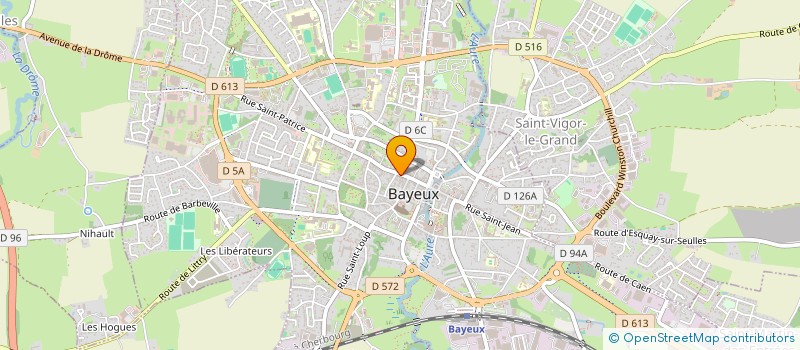 localisation de l'entreprise SCI LOUJOULAN  BAYEUX