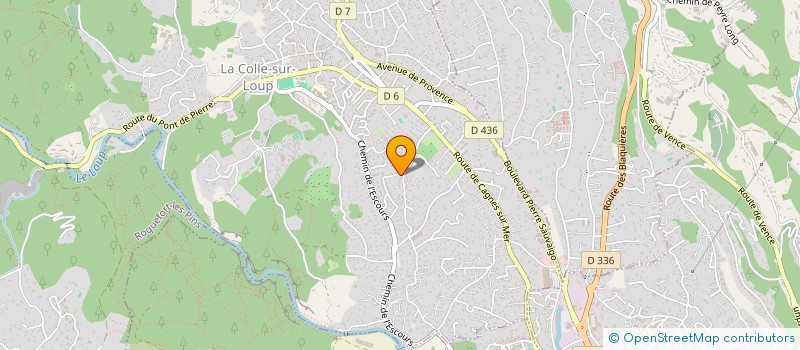 localisation de l'entreprise SCI LOUJOVANYNA  LA COLLE-SUR-LOUP