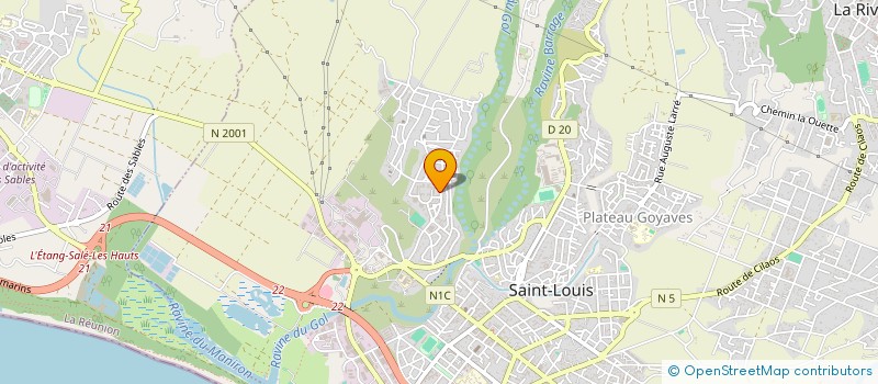 localisation de l'entreprise SCI LOUK IMMO  SAINT-LOUIS