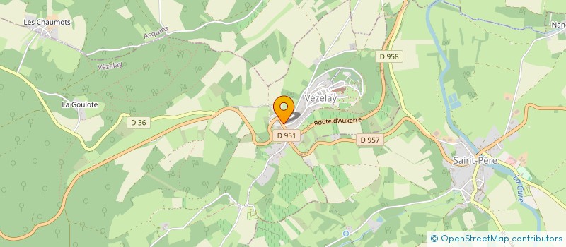 localisation de l'entreprise SCI LOUKA à VEZELAY