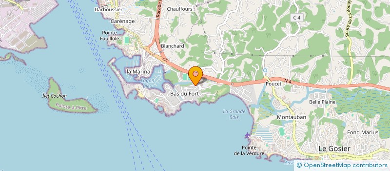 localisation de l'entreprise SCI LOUKA à LE GOSIER