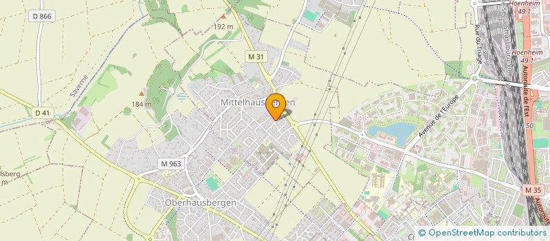 localisation de l'entreprise SCI LOUKA ROMY  MITTELHAUSBERGEN