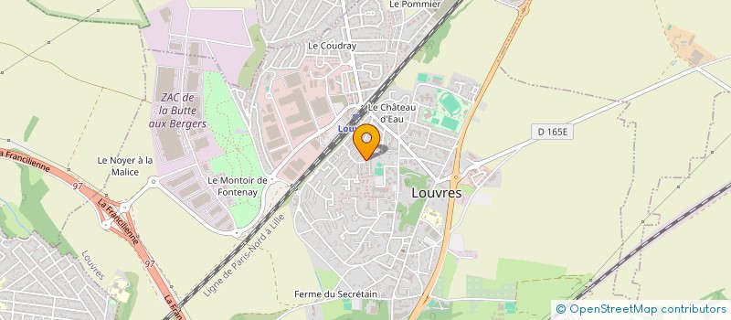 localisation de l'entreprise SCI LOUKASONOR  LOUVRES