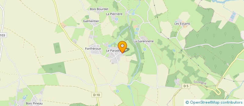 localisation de l'entreprise SCI LOUKASS à SOUVIGNE
