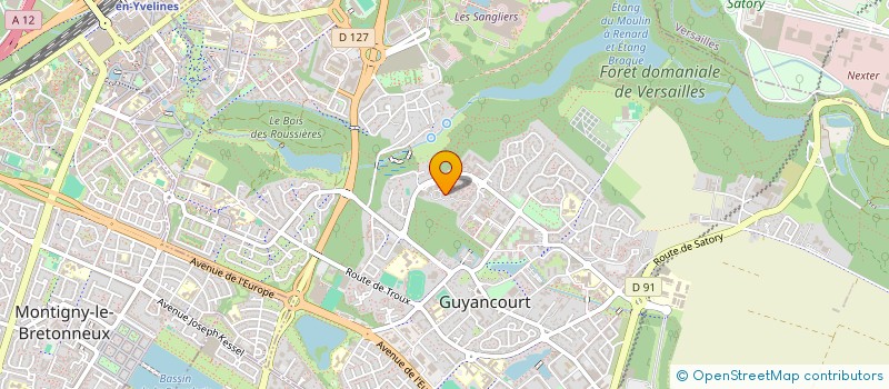 localisation de l'entreprise SCI LOUKIL  GUYANCOURT