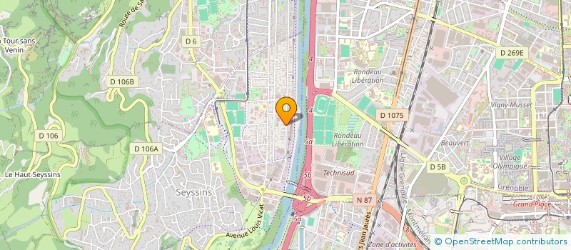 localisation de l'entreprise SCI LOUL  SEYSSINS