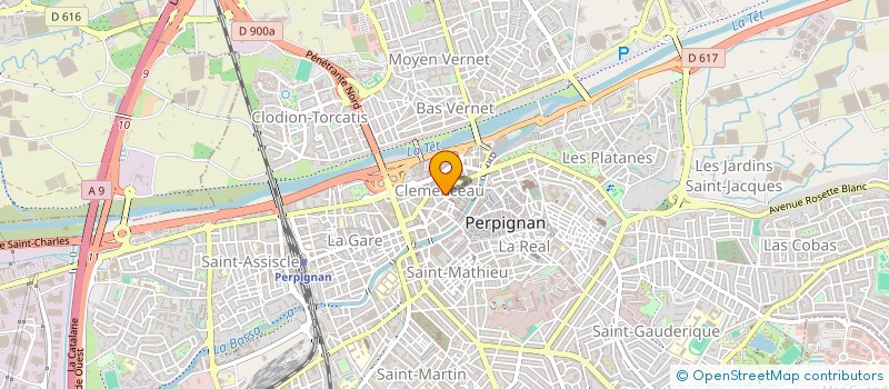 localisation de l'entreprise SCI LOULA  PERPIGNAN