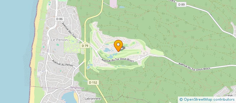 localisation de l'entreprise SCI LOULA  SEIGNOSSE