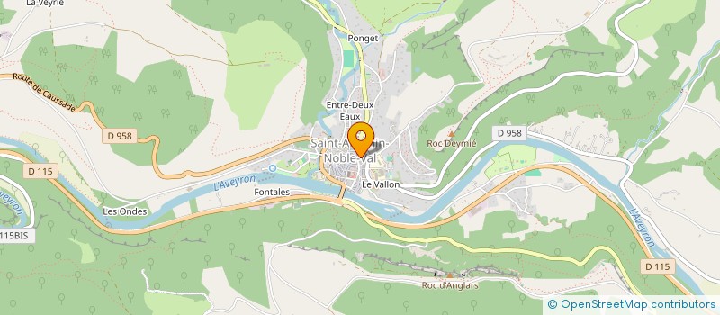 localisation de l'entreprise SCI LOULA  SAINT-ANTONIN-NOBLE-VAL