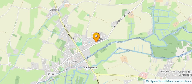 localisation de l'entreprise SCI LOULALI  COULON